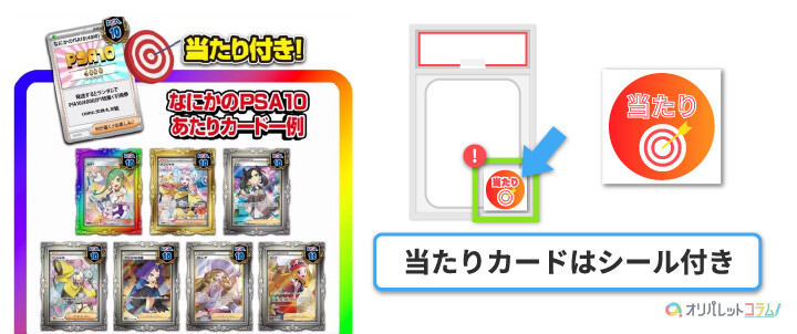 当たりカードの判別方法